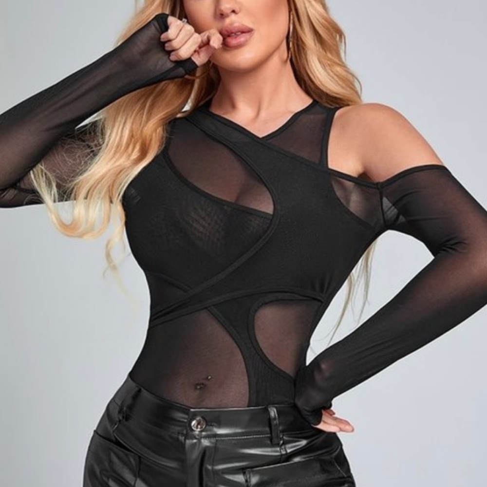 Don’t Cross Me Mesh Bodysuit